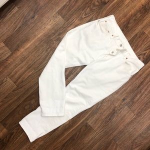 Levi’s 501 CT, size 30 White GUC ☀️